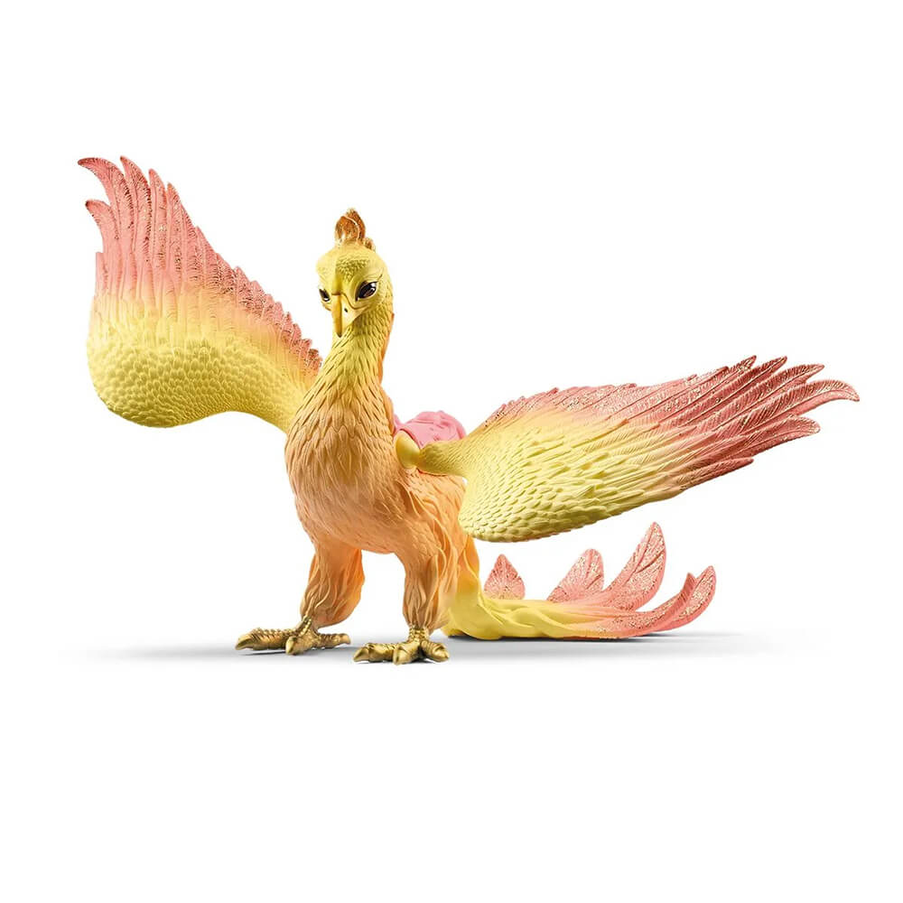 Side view of wing span of the Schleich Bayala Phoenix Figure