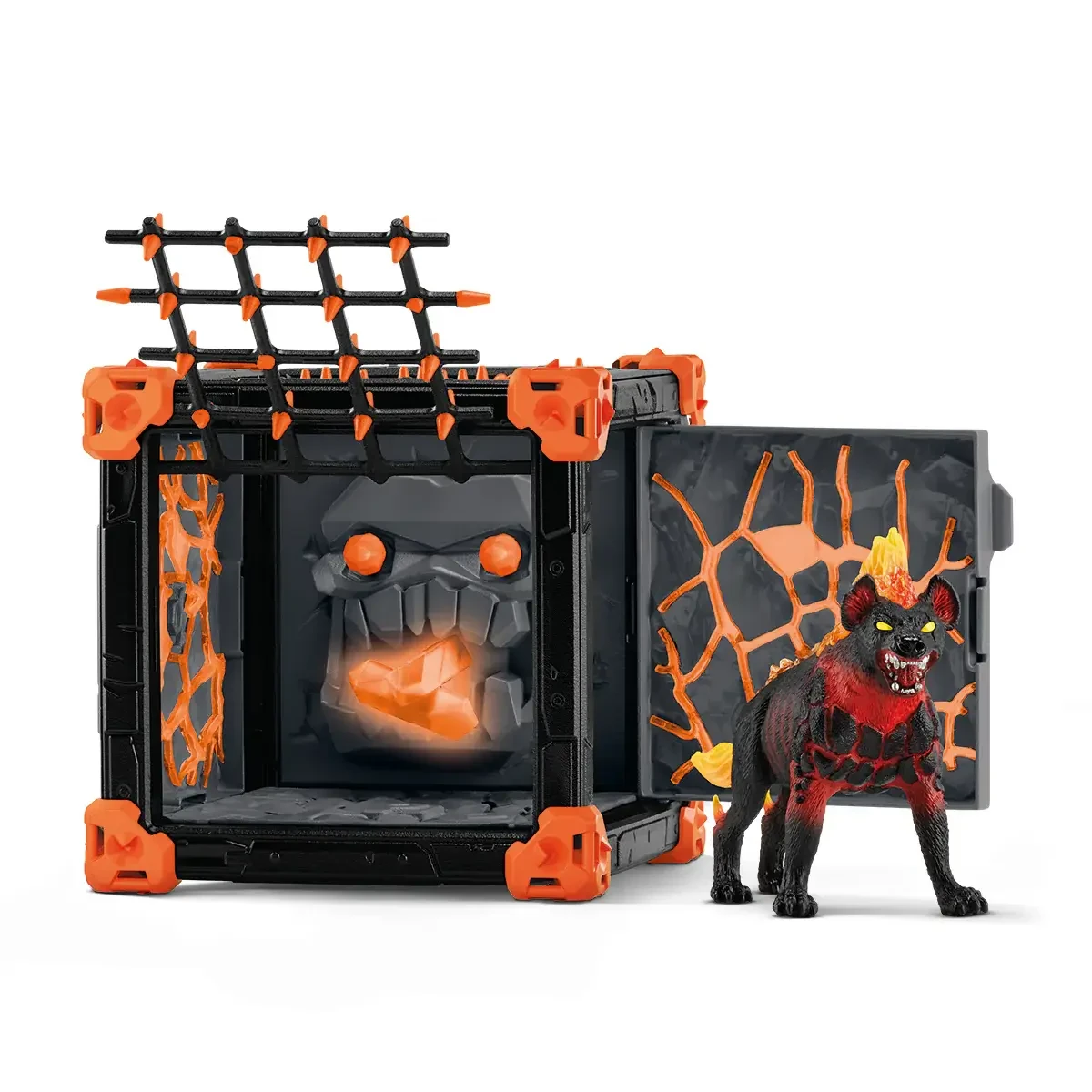 Schleich Eldrador BattleCave Lava Hyena Playset