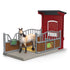Schleich Farm World Ponybox with Mustang Mare