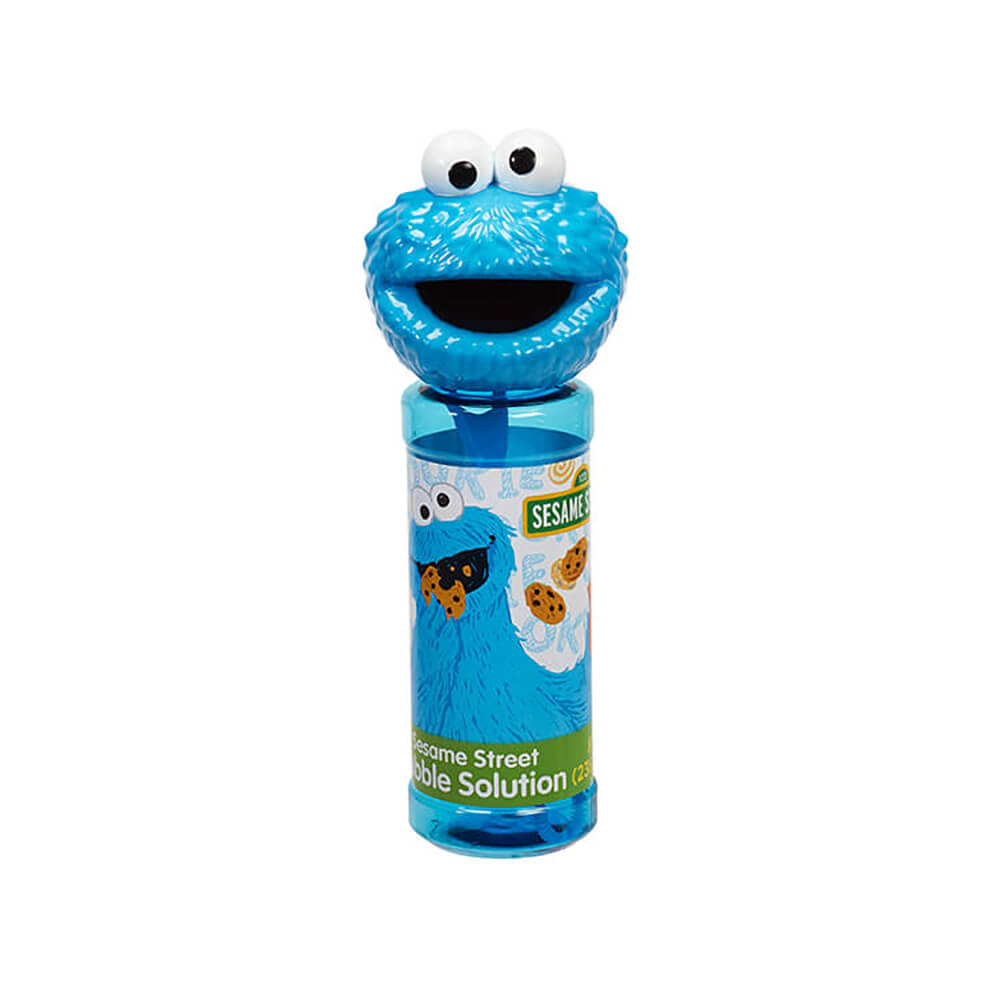 Front image of Sesame Street Cookie Monster 8oz Bubble Solution