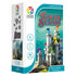 Smart Games Tower Stacks puzzle set includes gray castle pieces with colorful flags, challenge booklet, and game box, offering 80 stacking challenges for players ages eight and up.