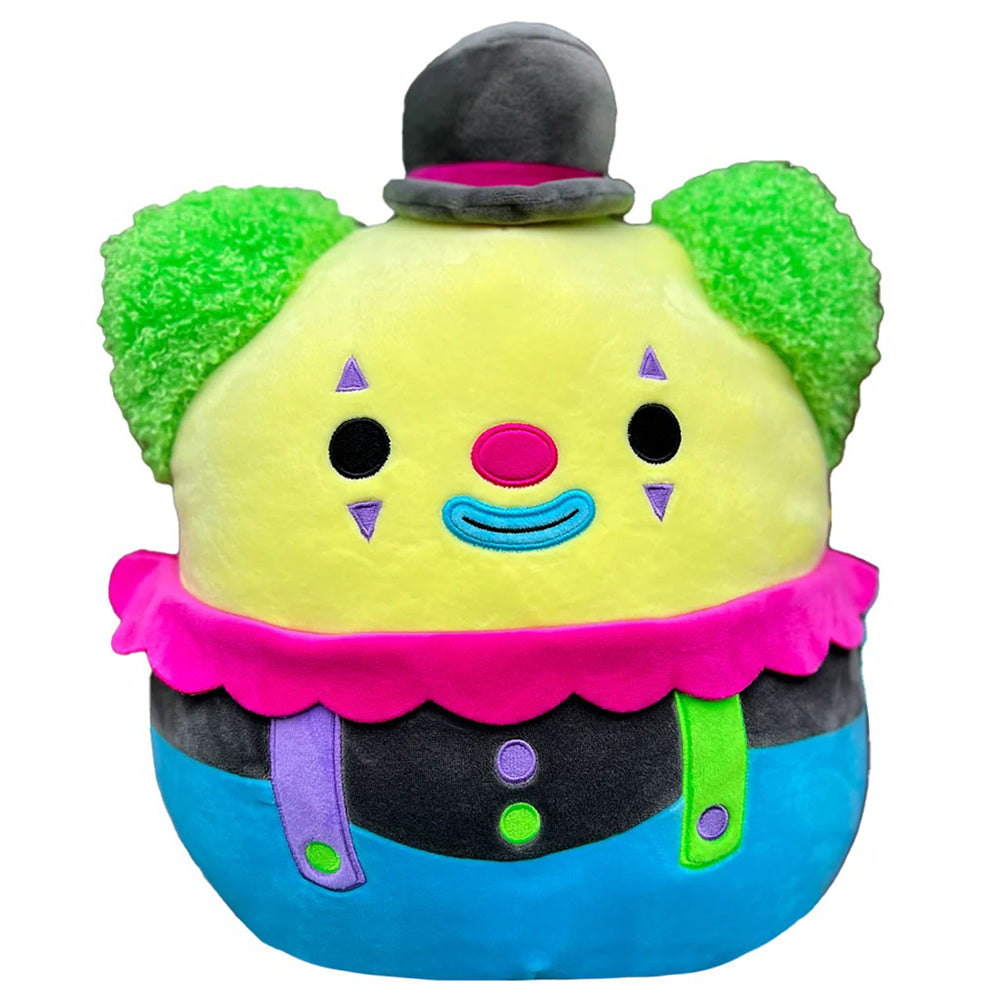 Squishmallows Blacklight Squad Resul the Clown 12" Plush