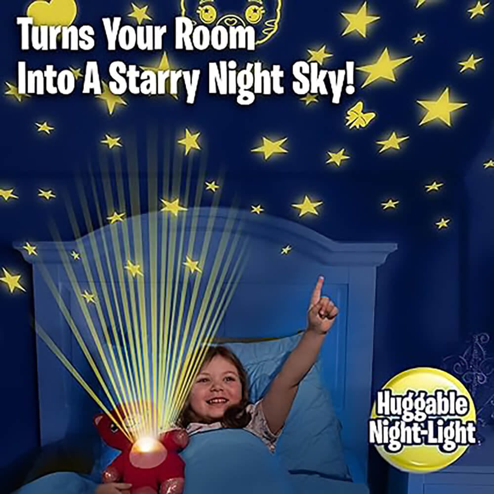 Star Belly Dream Lites Pretty Kitty Stuffed Animal Night Light turns your room into the night sky