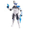 Star Wars Clone Captain Rex action figure in white plastic armor with blue accents and smooth molded plating, posed holding translucent blue blasters while standing against a plain white background.