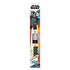 Tall Star Wars Lightsaber Forge Sabine Wren retail package with character artwork, visible white emitter, green hilt section, and product icons, displayed upright against a clean white background.
