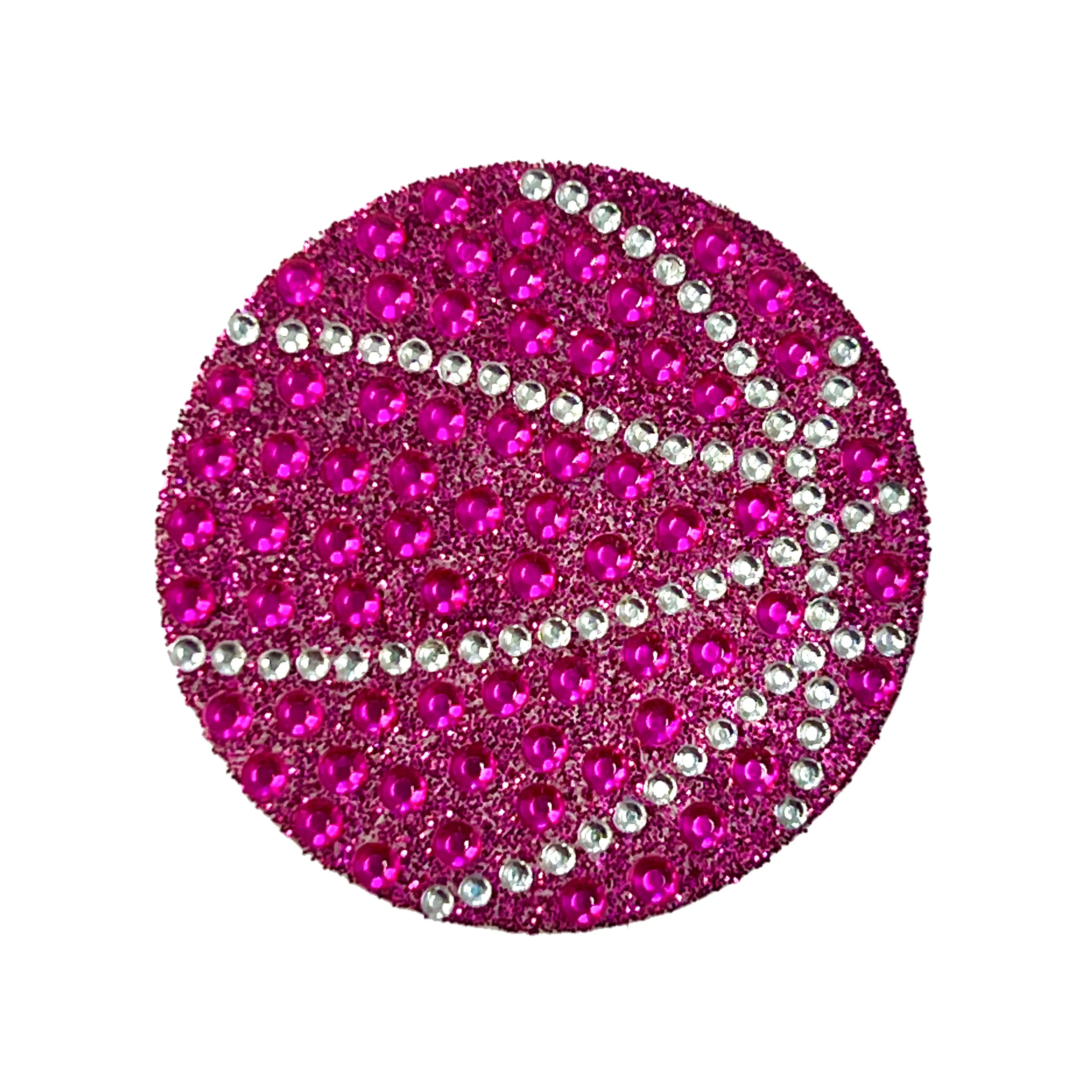 Pink Sticker Bean StickerBeans Pink Basketball Rhinestone Sticker – Maziply Toys