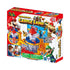 Super Mario Castle Land game packaging shows Mario, Luigi, and Bowser on the box with colorful illustrations, highlighting 10 traps, 5 maze stages, and exciting castle-themed gameplay.