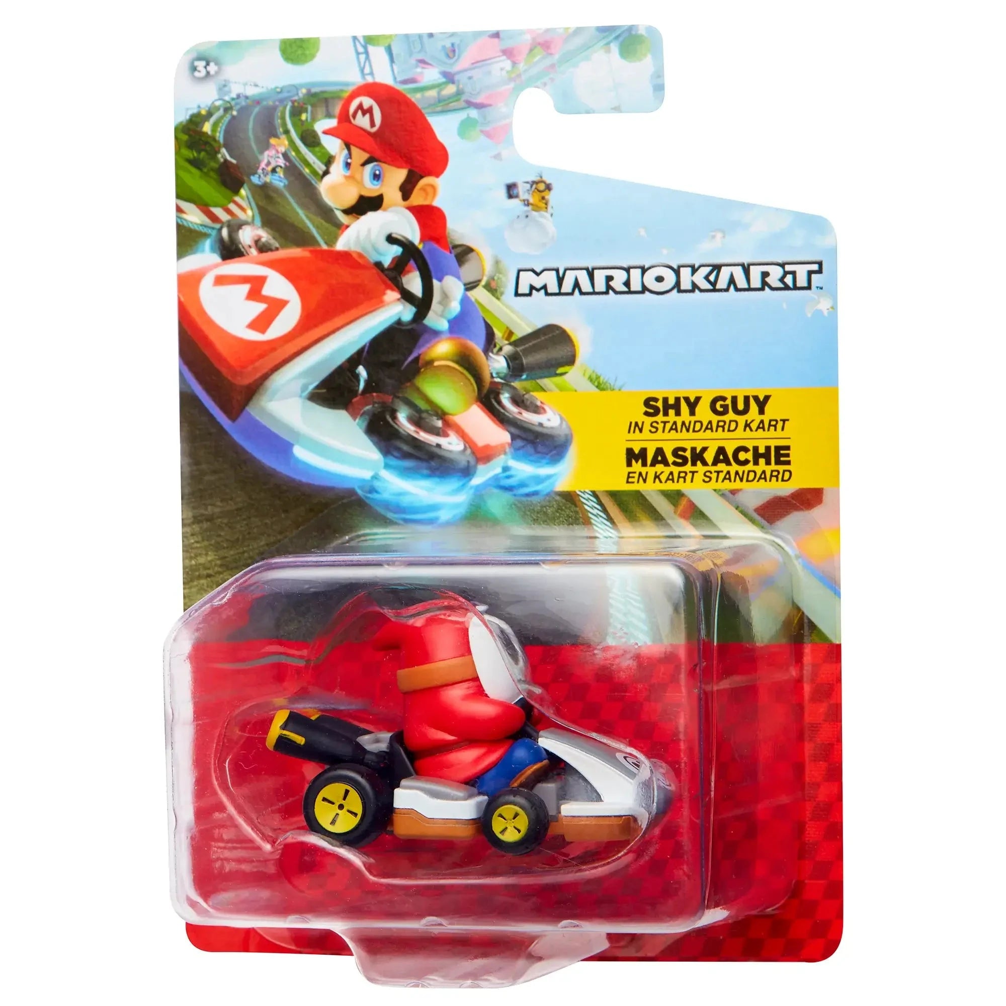 Mario Racer Guy Super Mario Kart Shy Guy Standard Kart Racing Figure – Maziply Toys