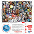 Sure-Lox LIFE Magazine 1000-piece puzzle box back showing a vibrant collage of 1970s pop culture images, including astronauts, classic cars, planets, and historic LIFE magazine covers.