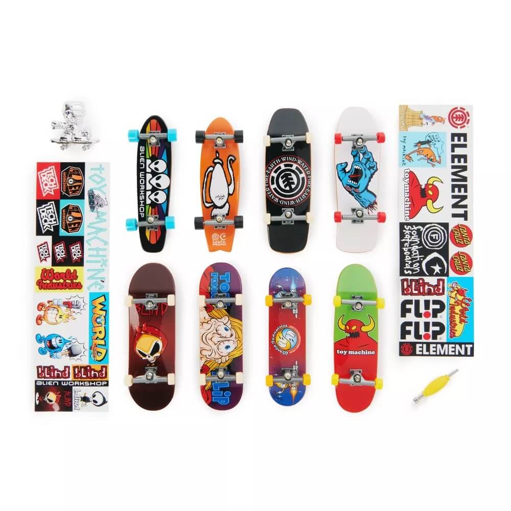Tech Deck 25th Anniversary Skateboard 8-Pack