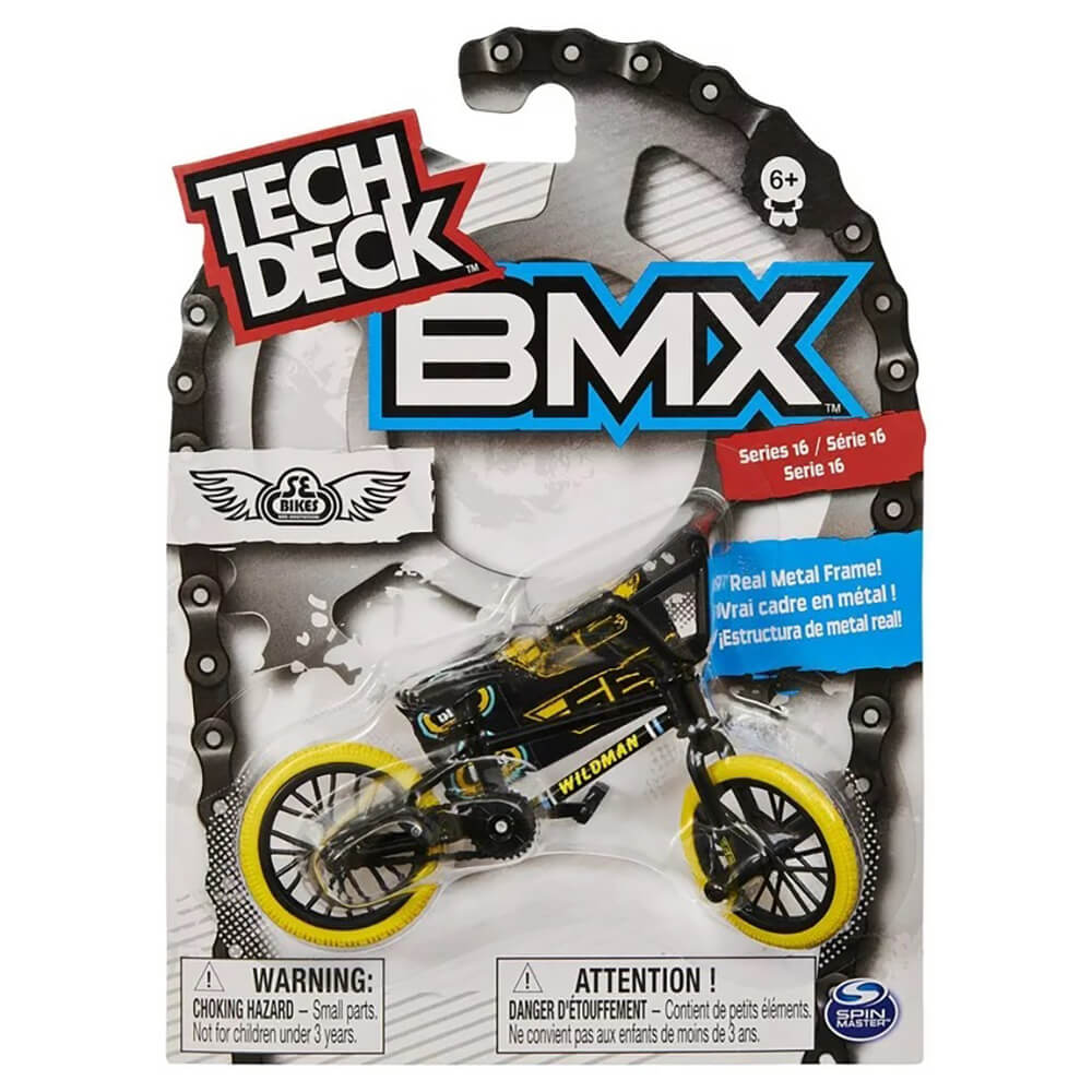 Tech Deck BMX Finger Bike SE Bikes Yellow and Black