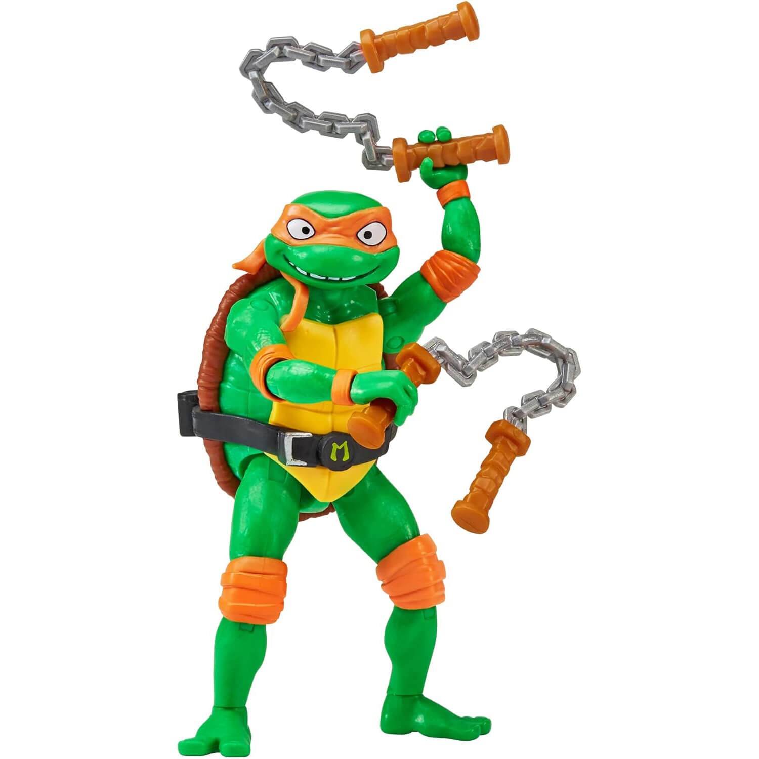 Teenage Mutant Ninja Turtles Mutant Mayhem Michelangelo the Entertainer 4.5-Inch Action Figure