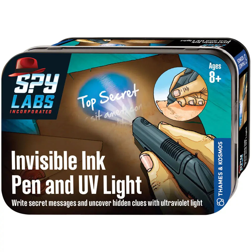 Thames & Kosmos Spy Labs Invisible Ink Pen & UV Light Set