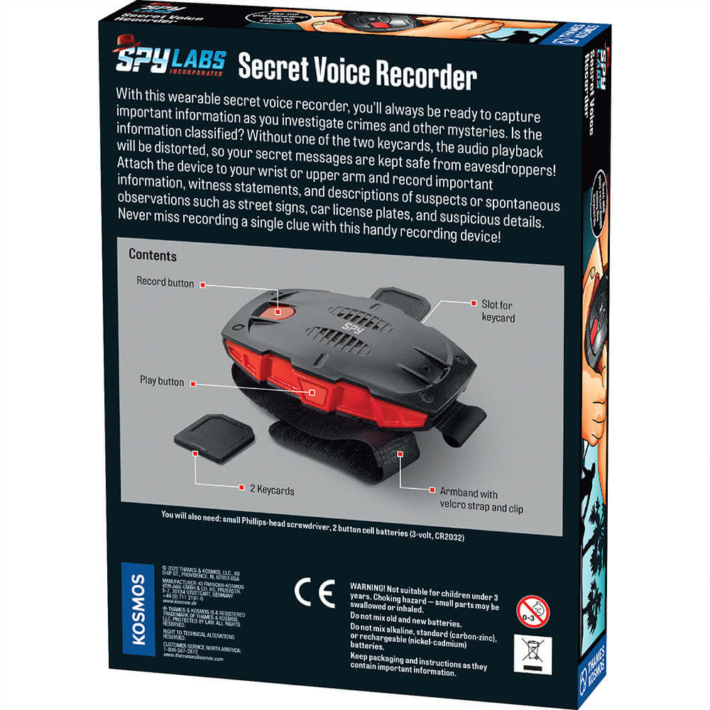 Thames & Kosmos Spy Labs Secret Voice Recorder