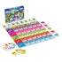 Complete setup of The Game of Life Giant Edition featuring an oversized vinyl gameboard, jumbo spinner, colorful cards, and action tiles for indoor or outdoor play.