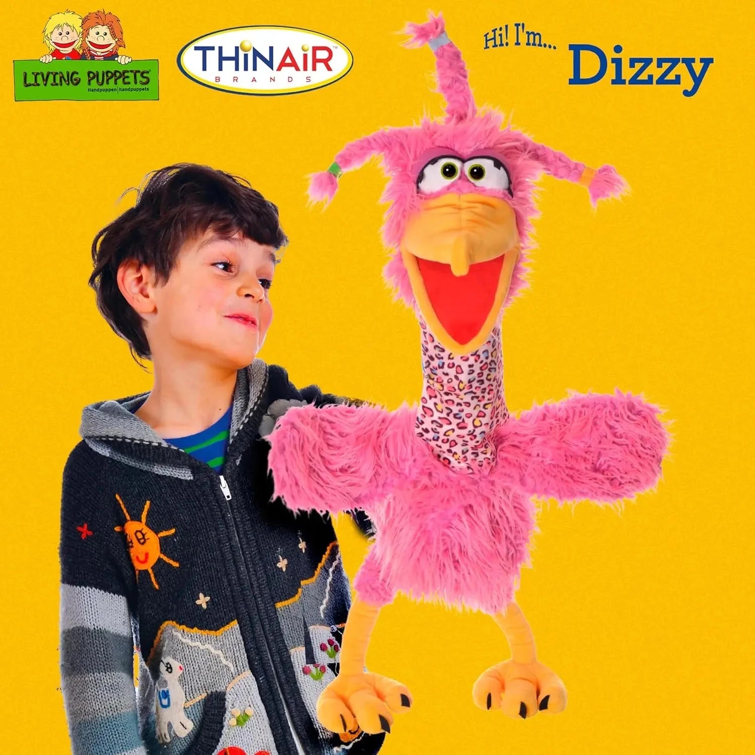 Thin Air Brands Living Puppets Dizzy 26-Inch Bird Puppet