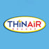 Thin Air Brands logo on a blue background.