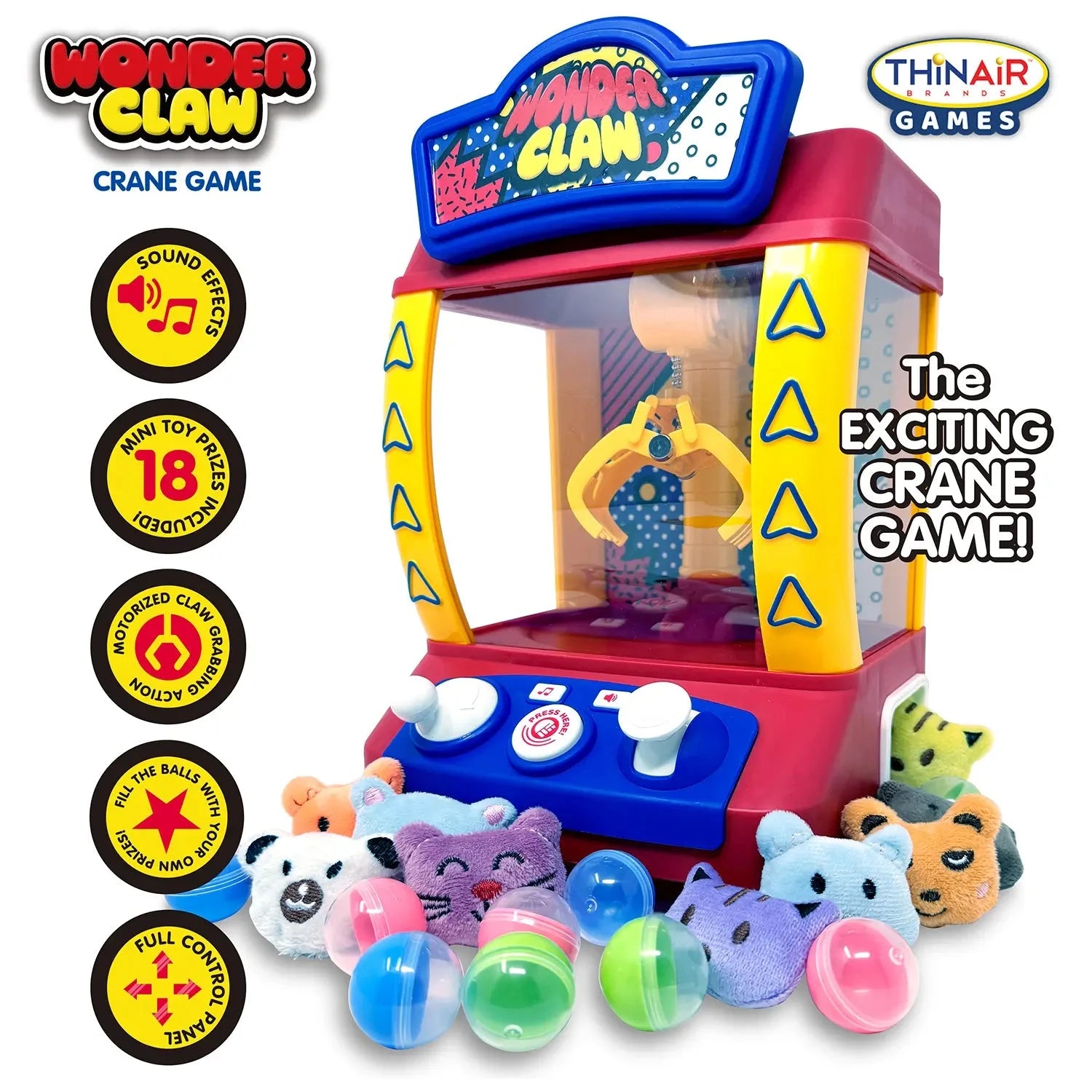 Thin Air Brands Wonder Claw Crane Game