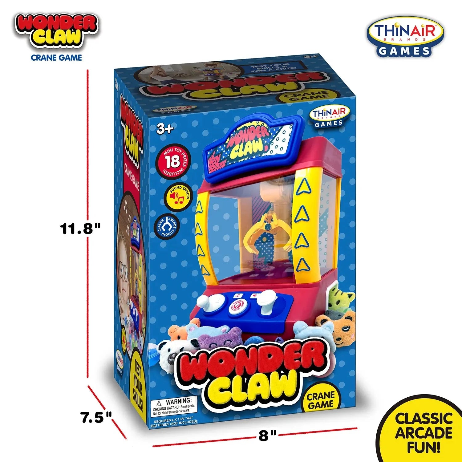 Thin Air Brands Wonder Claw Crane Game