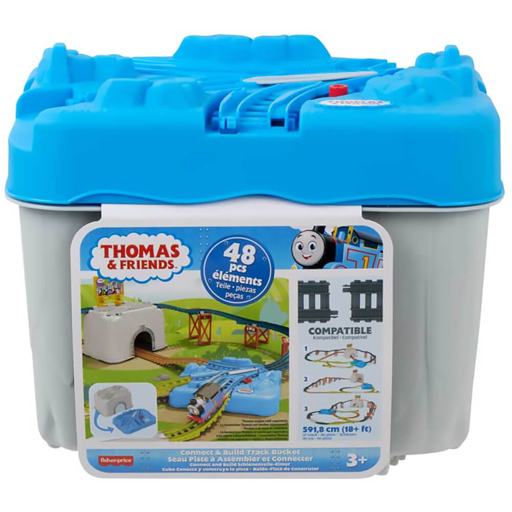 Fisher-Price Thomas & Friends Connect & Build Track Bucket Train Set packaging