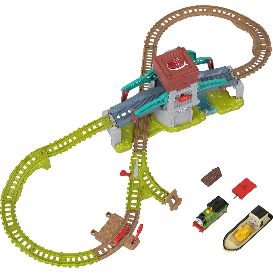 Thomas & Friends Talking Bulstrode & Which-Way Bridge Train Set ...