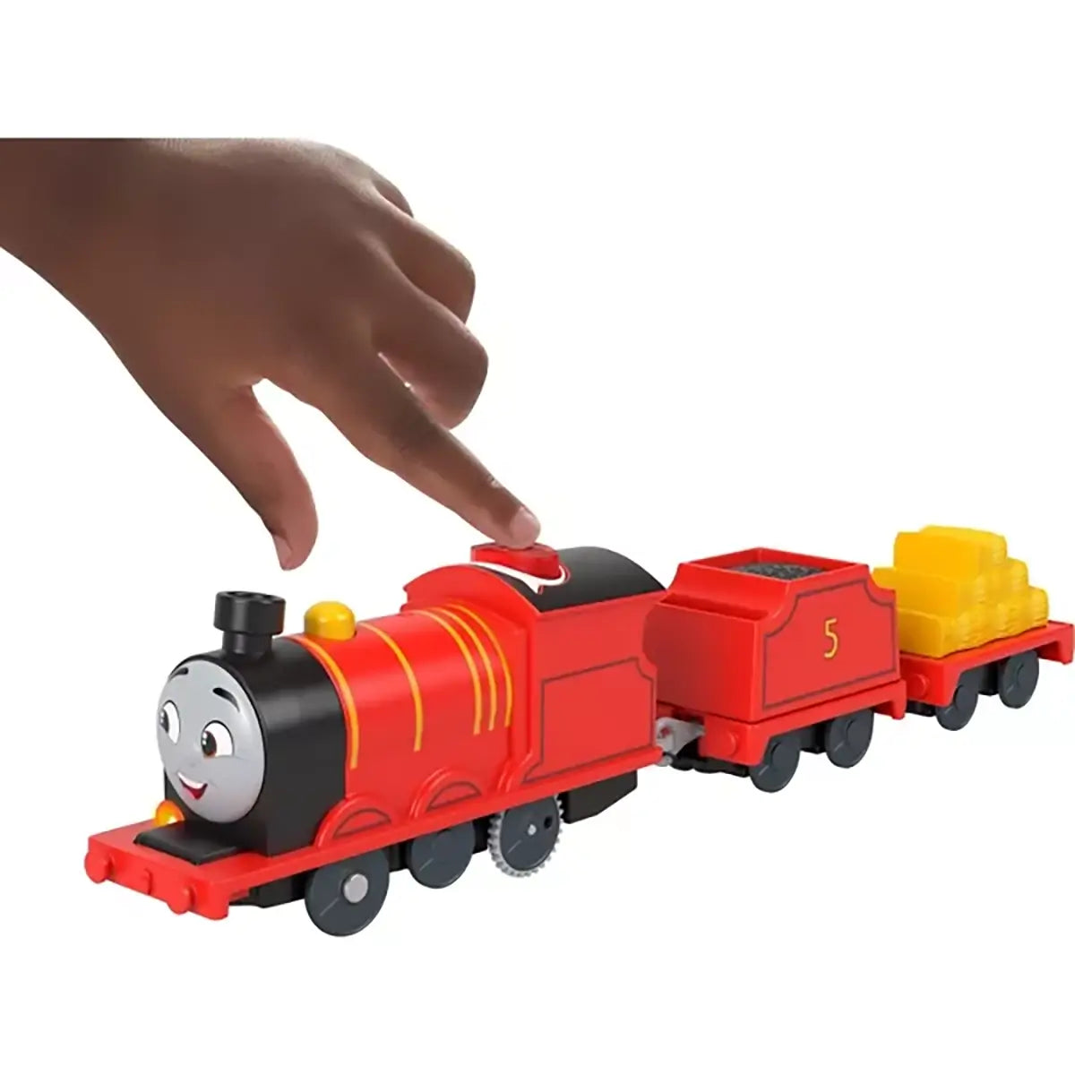 Talking Thomas Thomas & Friends Talking James Toy Train Motorized Engine with Phrases ...