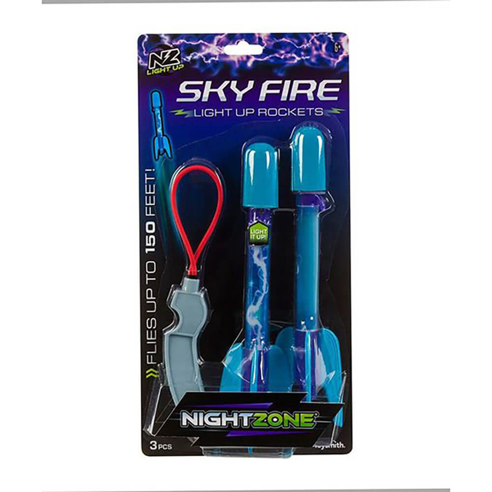 Toysmith Nightzone Sky Fire Light Up Rockets