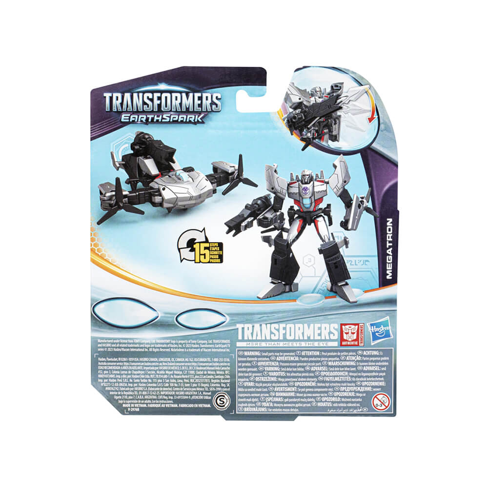 Transformers EarthSpark Warrior Class Megatron Action Figure