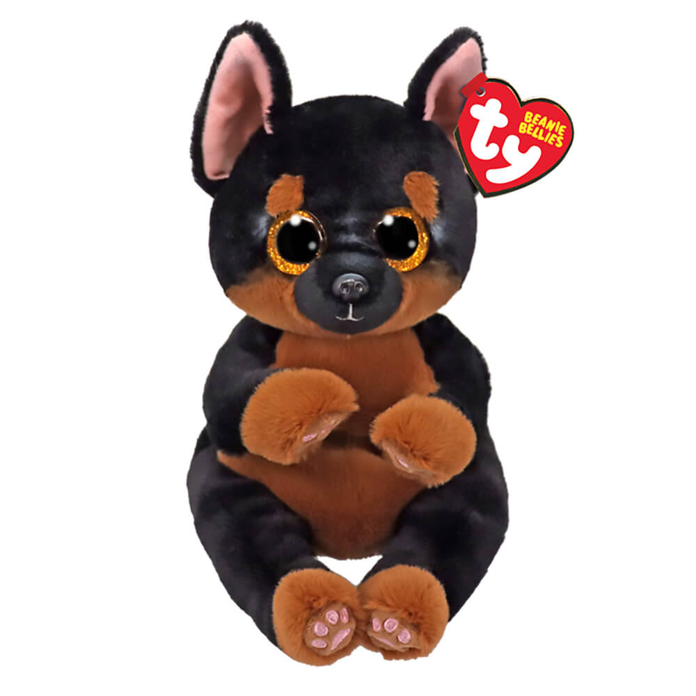 Ty Beabie Bellies Fritz the Tan and Black Dog Plush