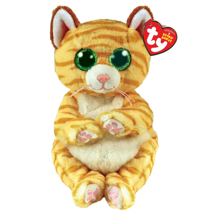 Ty Beabie Bellies Mango the Gold Striped Cat Plush