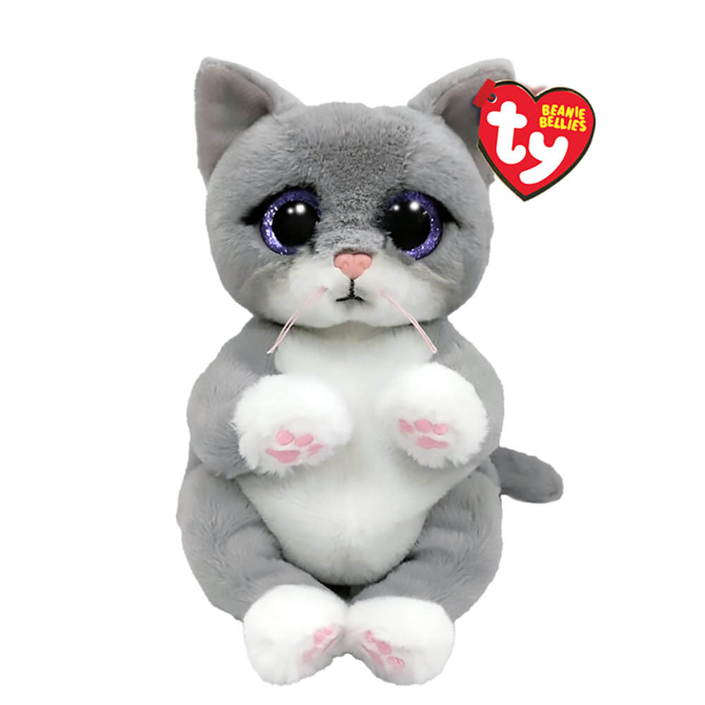 Ty Beabie Bellies Morgan the Grey Cat Plush
