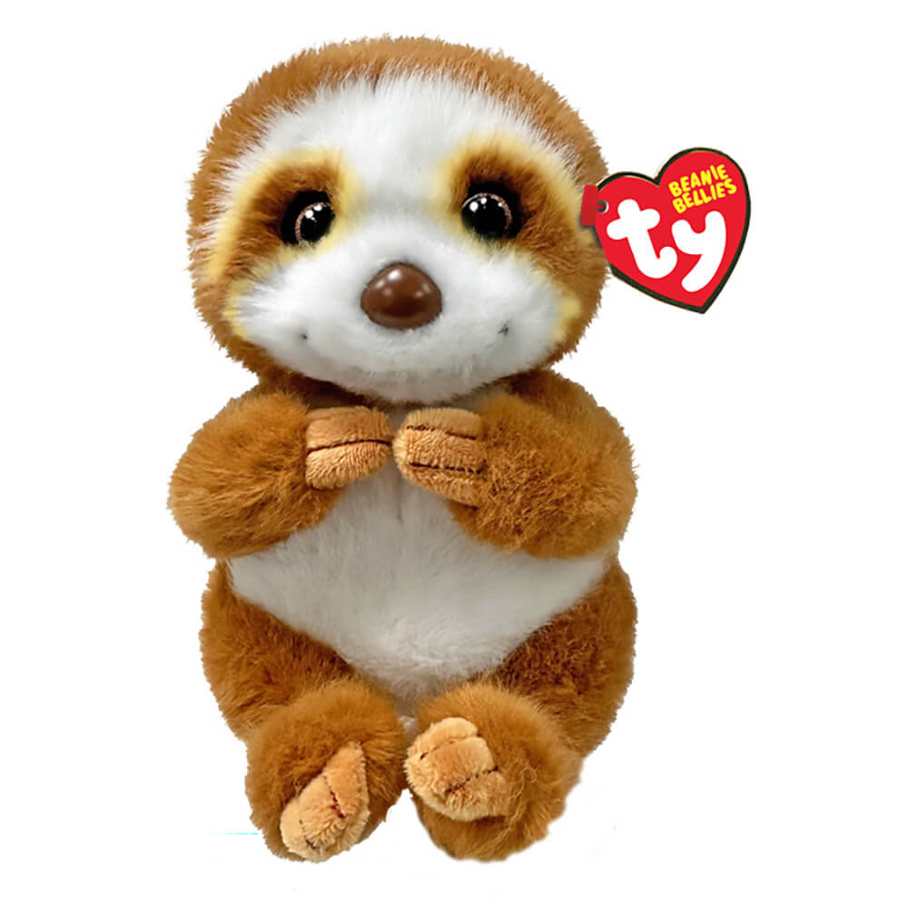 Ty Beabie Bellies Stella the Brown Sloth Plush