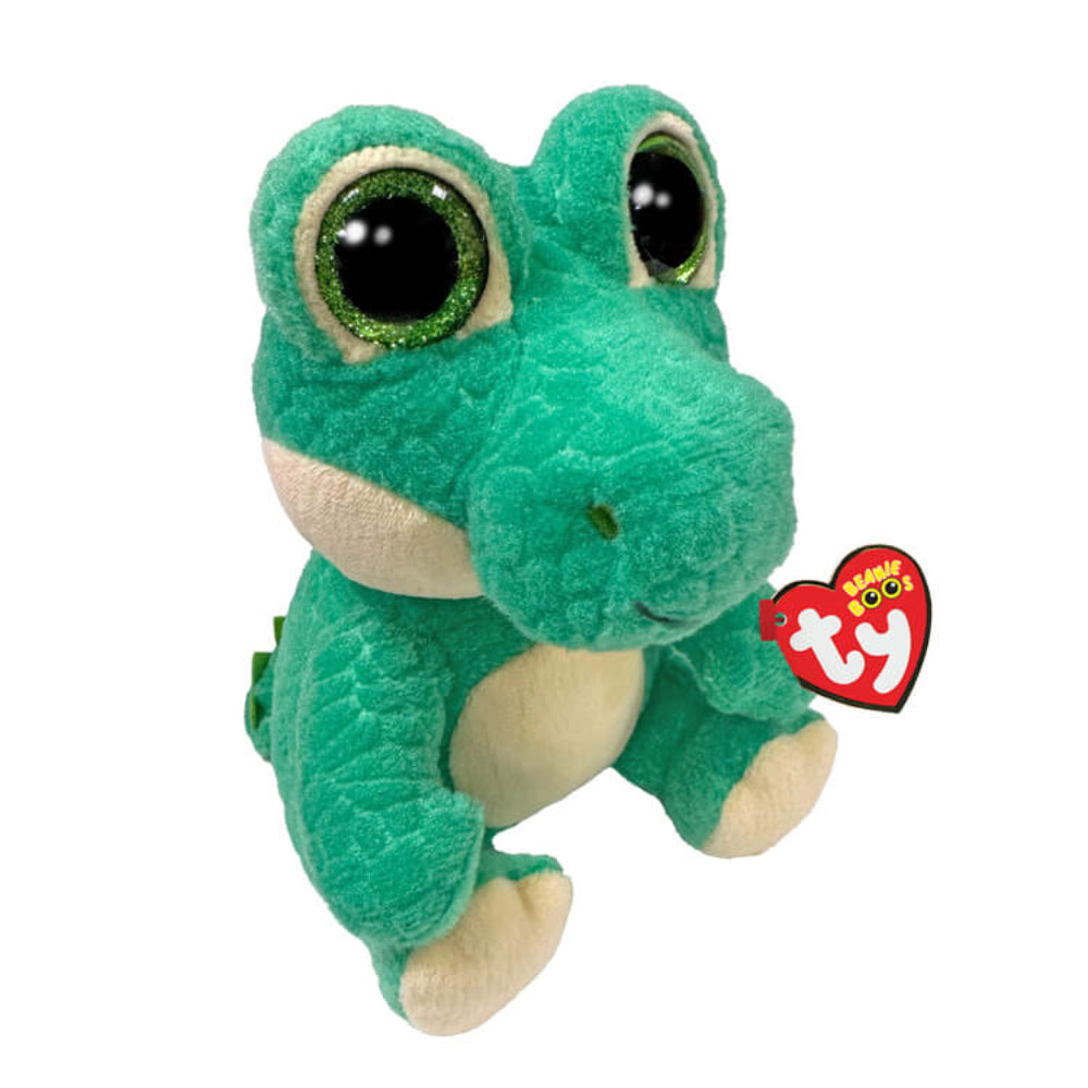 Ty Beanie Boos Ernie the Green Alligator Plush