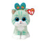 Ty Beanie Boos Gumdrop the Teal Cat Plush