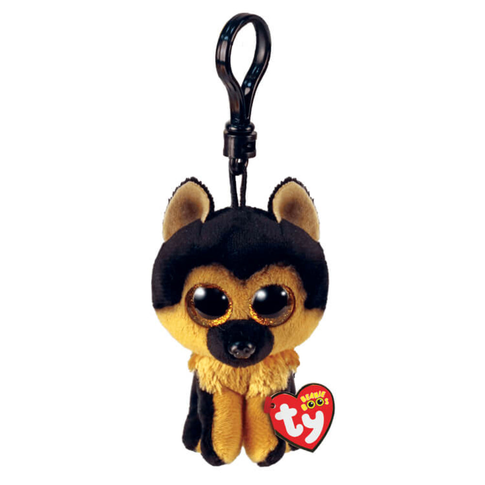 Ty Beanie Boos Spirit the German Shepherd Plush Clip