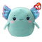 Ty Beanie Squishies Charlie the Blue Axolotl 10-Inch Plush