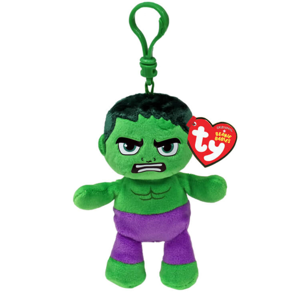 Ty Marvel Hulk Plush Clip