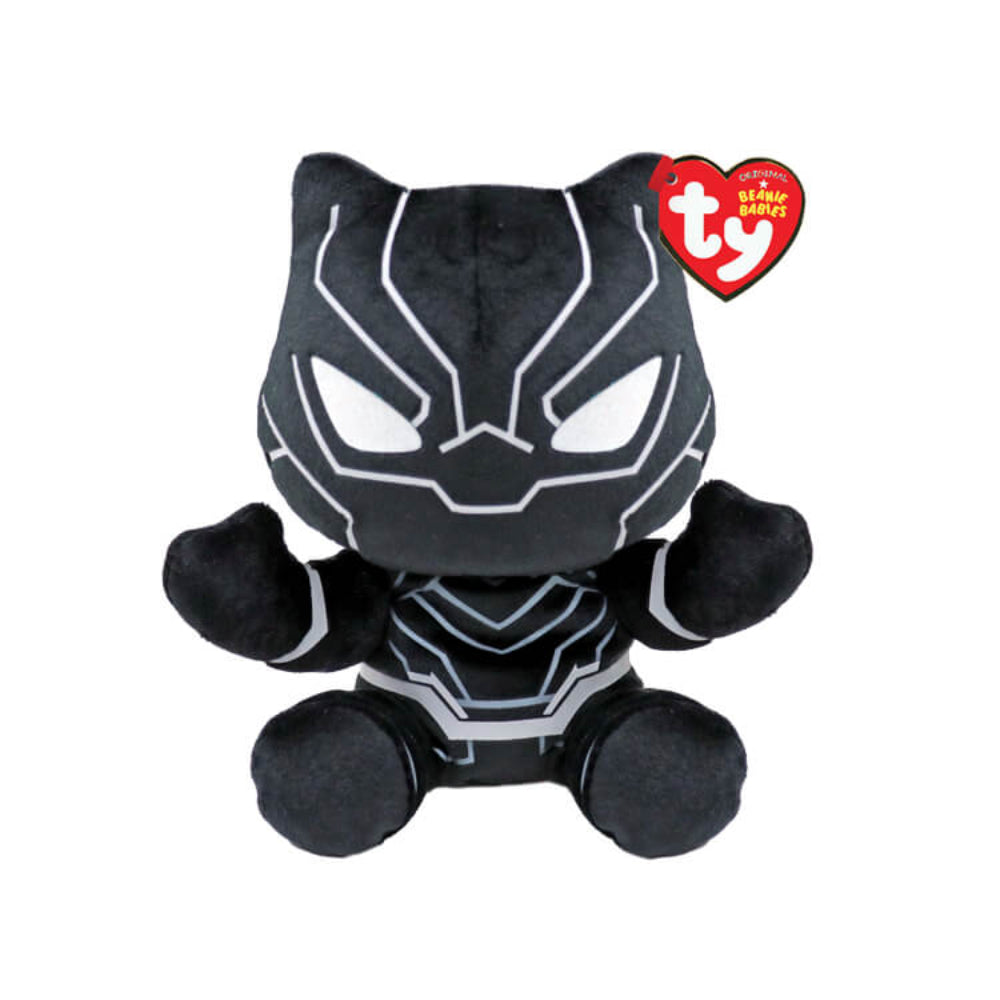 Ty Marvel Soft Black Panther Plush