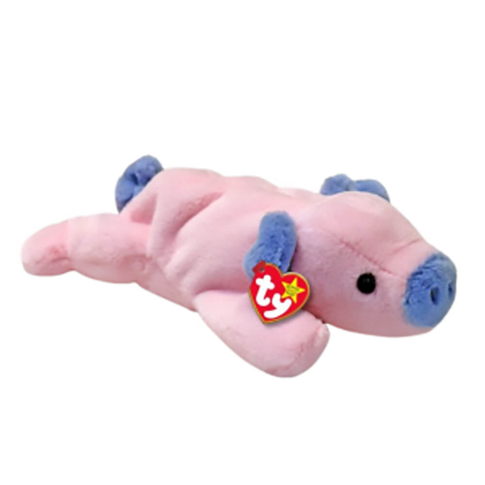Ty Original Beanie Baby Squealer II the Pig Plush