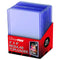 Retail pack of 25 Ultra PRO 3 x 4 inch clear regular toploaders for standard-size trading cards, offering rigid, acid-free plastic sleeves for card protection.