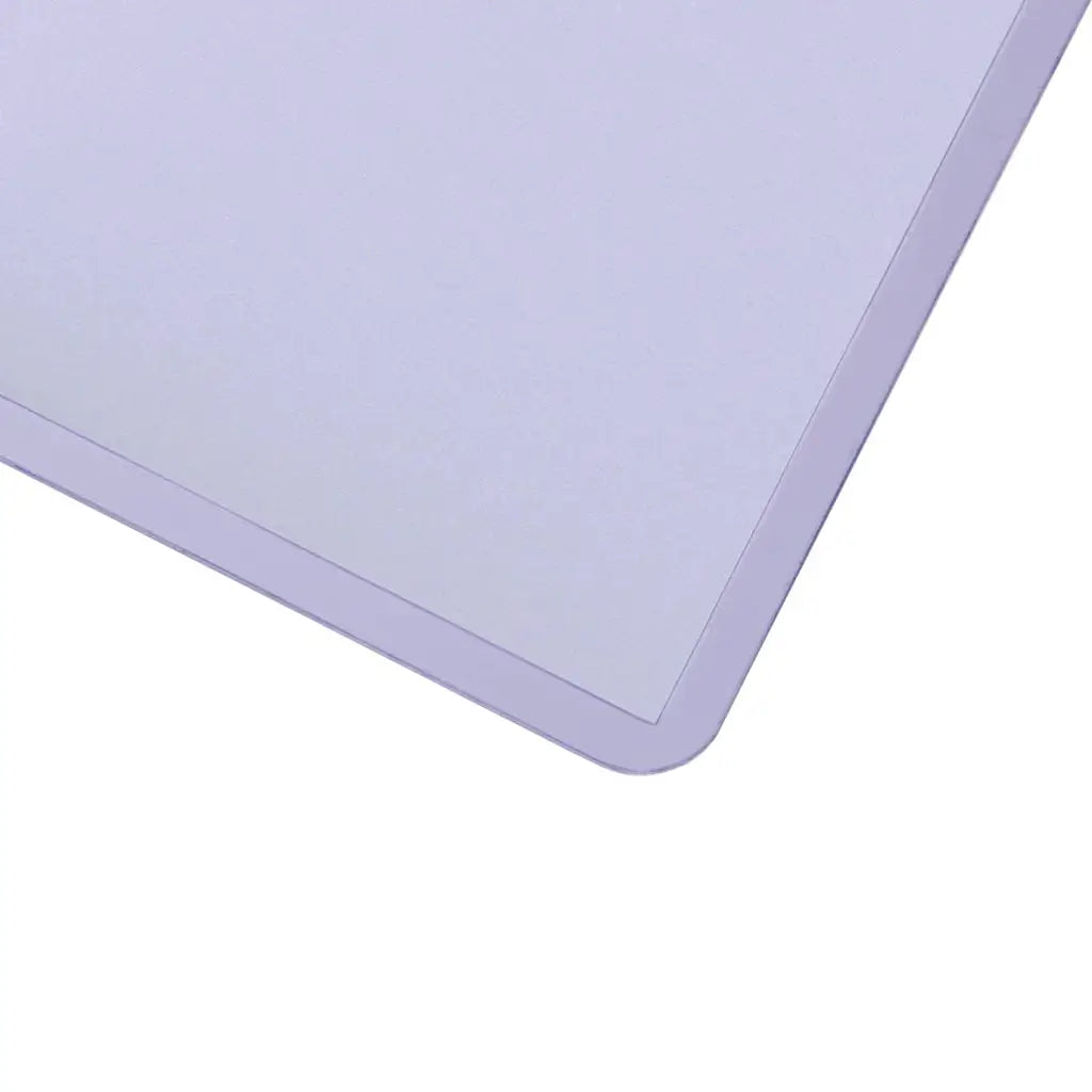 Close-up view of corner detail on Ultra PRO 3 x 4 inch toploader, showing thick, clear plastic edges designed to securely encase and protect trading cards.