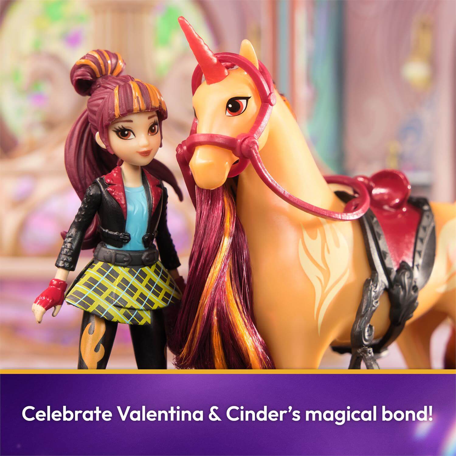 Unicorn Academy Valentina & Cinder Animal and Figure Set