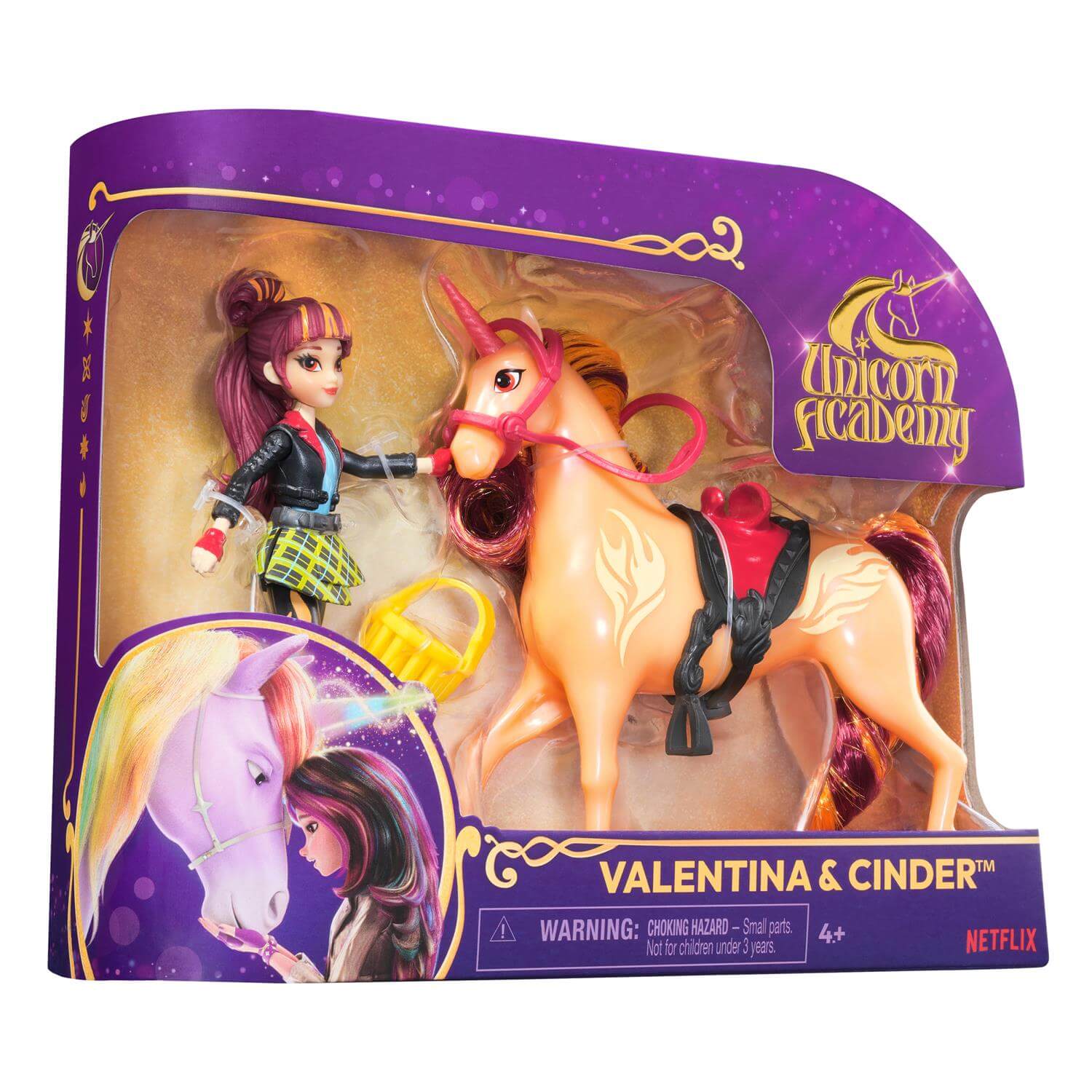 Unicorn Academy Valentina & Cinder Animal and Figure Set