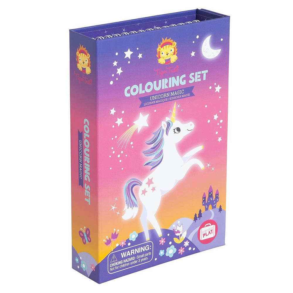 Unicorn Magic Colouring Set with Markers & Stickers