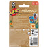 Back of Disney Moana 2 UNO card game packaging displays instructions in multiple languages, tropical flower accents, and sample cards featuring Moana, Pua, and other film characters.