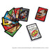 UNO Friends card game spread shows colorful cards featuring iconic TV show scenes with characters like Ross, Rachel, Monica, Joey, Chandler, and Phoebe in themed play.