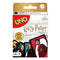 Box of Harry Potter UNO card game showing characters like Harry, Hermione, and Ron on the front, with Mattel Games branding and Wizarding World logo.