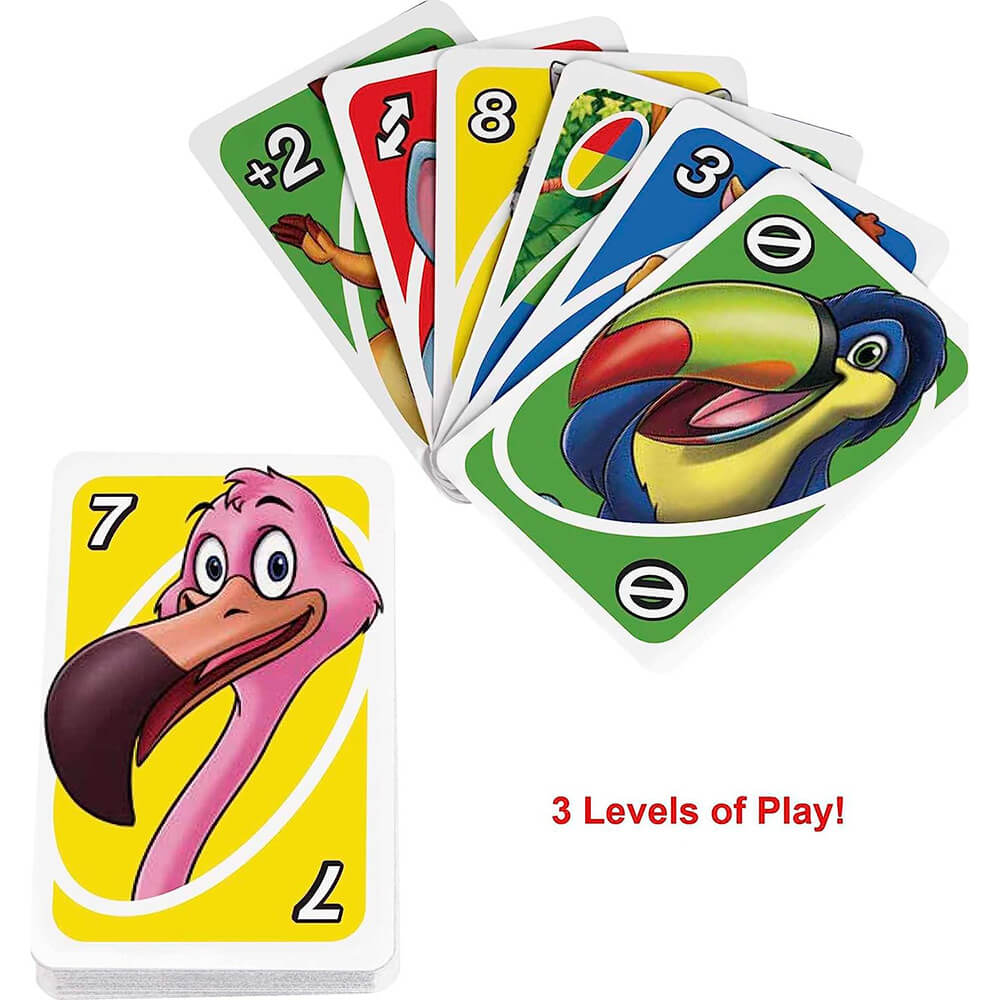 Different levels to play the UNO Junior Game