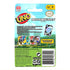 Brightly colored back packaging of UNO Mario Kart card game showing instructions, card samples, and details about the Wild Item Box rule with Nintendo branding.