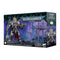 Warhammer 40,000 Grey Knights Grand Master in Nemesis Dreadknight miniature box, showing a towering armored mech wielding a hammer and heavy weapon in gothic ruins.
